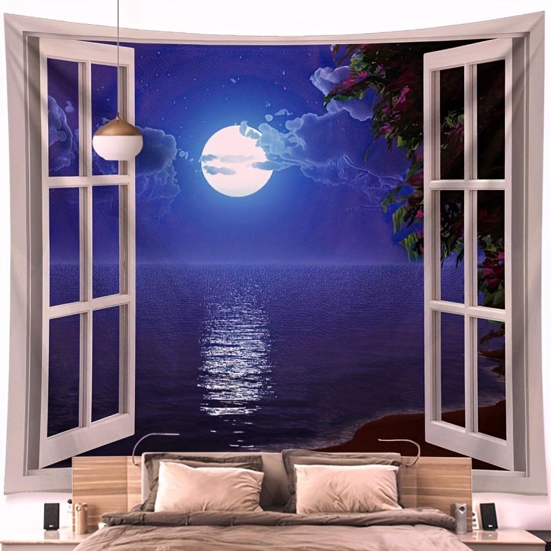 Вікно Ліс Пейзаж Картина Гобелен Настінний богемний стиль Психоделічна мандала Домашній декор спальні 150x130cm
Вікно Ліс Пейзаж Картина Гобелен Настінний богемний стиль Психоделічна мандала Домашній декор спальні 150x130cm