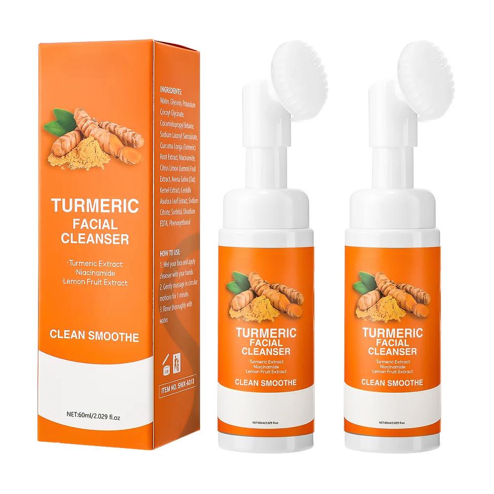 Куркума Очищающее средство Увлажнение Осветление лица Выравнивание тона кожи Ежедневная пенка для умывания с кисточкой Уход за кожей Очищение Экстракт лимона 2 pcs
Куркума Очищающее средство Увлажнение Осветление лица Выравнивание тона кожи Ежедневная пенка для умывания с кисточкой Уход за кожей Очищение Экстракт лимона 2 pcs