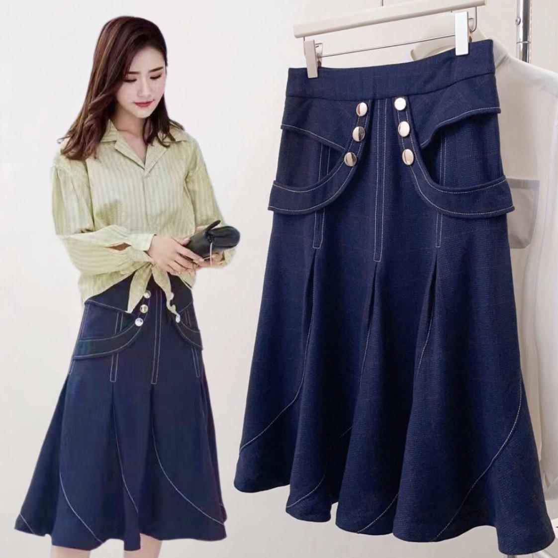 2024 Elegant High Waist Pleated A-line Midi Skirt with Versatile Swing Design M (Recommended Weight 95-110 lbs)
2024 Elegant High Waist Pleated A-line Midi Skirt with Versatile Swing Design M (Recommended Weight 95-110 lbs)
