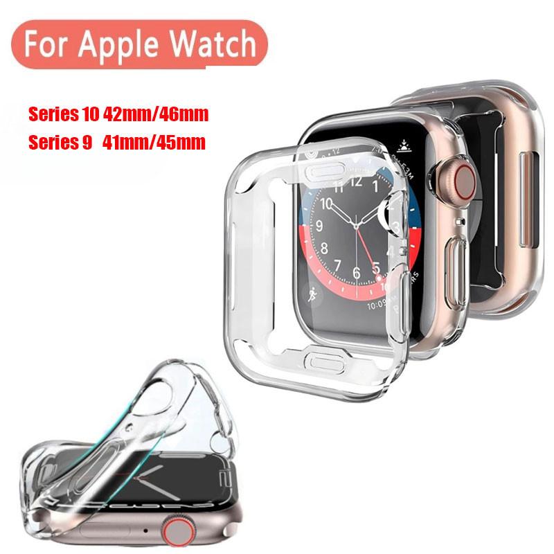 Защитный чехол из ТПУ для Apple Watch Series 10 9 46 мм 42 мм 41/45 мм, полный бампер, чехол Iwatch S10 46 мм 42 мм, аксессуары Series10 42MM прозрачный
Защитный чехол из ТПУ для Apple Watch Series 10 9 46 мм 42 мм 41/45 мм, полный бампер, чехол Iwatch S10 46 мм 42 мм, аксессуары Series10 42MM прозрачный