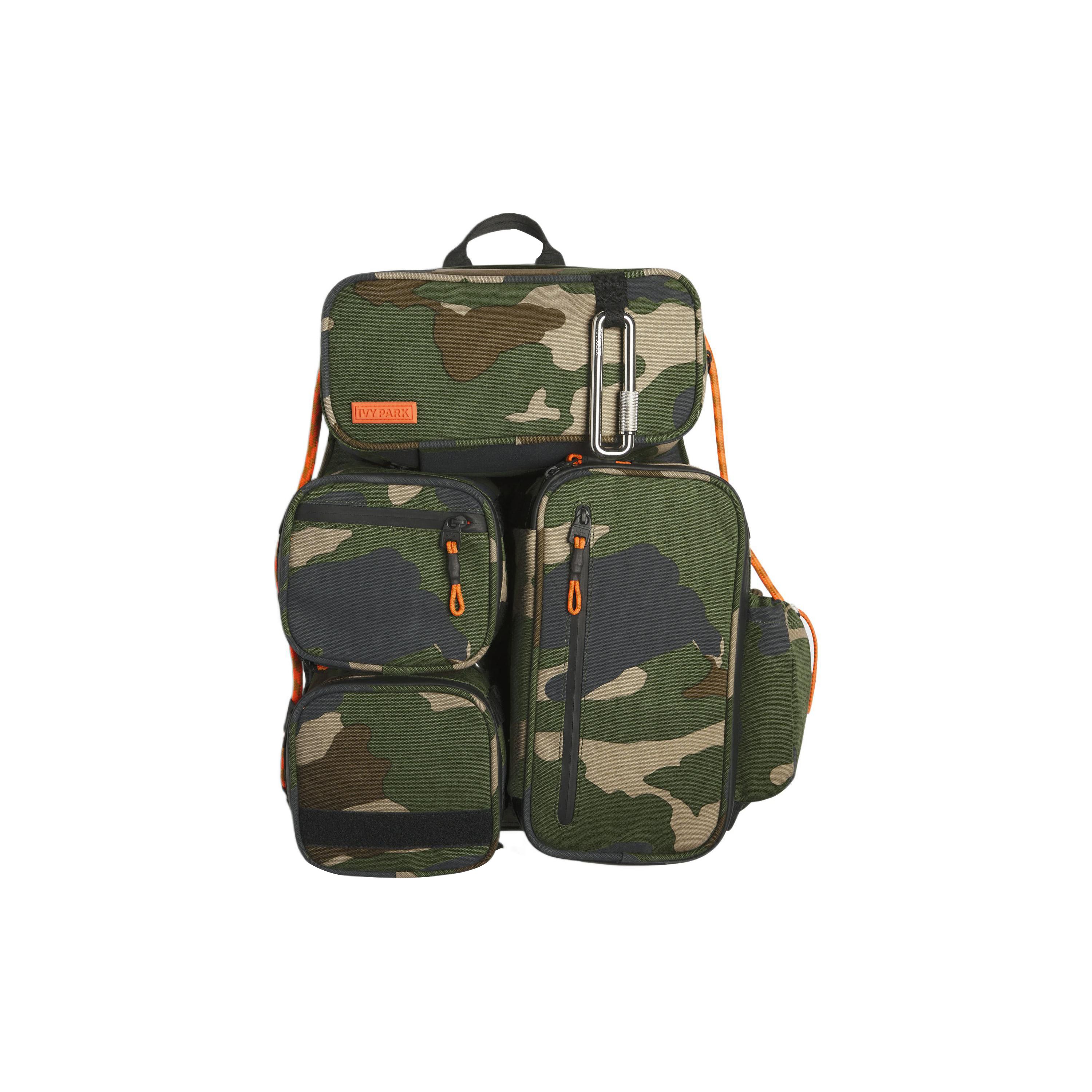 Adidas Originals X Ivy Park Collaboration Removable Badge Multi-Functional Pocket Zipper Closure Cotton Backpack Unisex Backpacks HS1057 Green Camouflage
Adidas Originals X Ivy Park Collaboration Removable Badge Multi-Functional Pocket Zipper Closure Cotton Backpack Unisex Backpacks HS1057 Green Camouflage