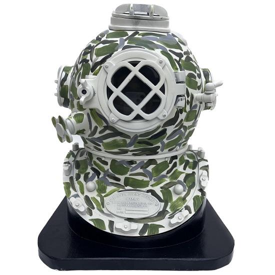 Шлем для подводного плавания ВМС США Mark V Шлем для глубоководного дайвинга Белый Зеленый
Шлем для подводного плавания ВМС США Mark V Шлем для глубоководного дайвинга Белый Зеленый