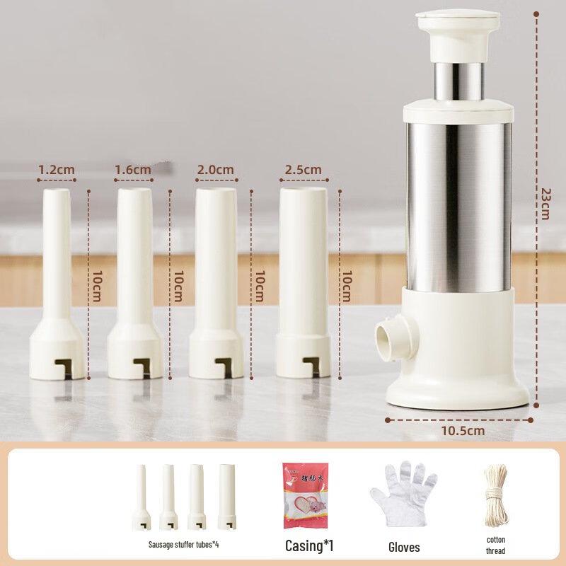 Zhi Shi Stainless Steel Manual Sausage Stuffer
Zhi Shi Stainless Steel Manual Sausage Stuffer