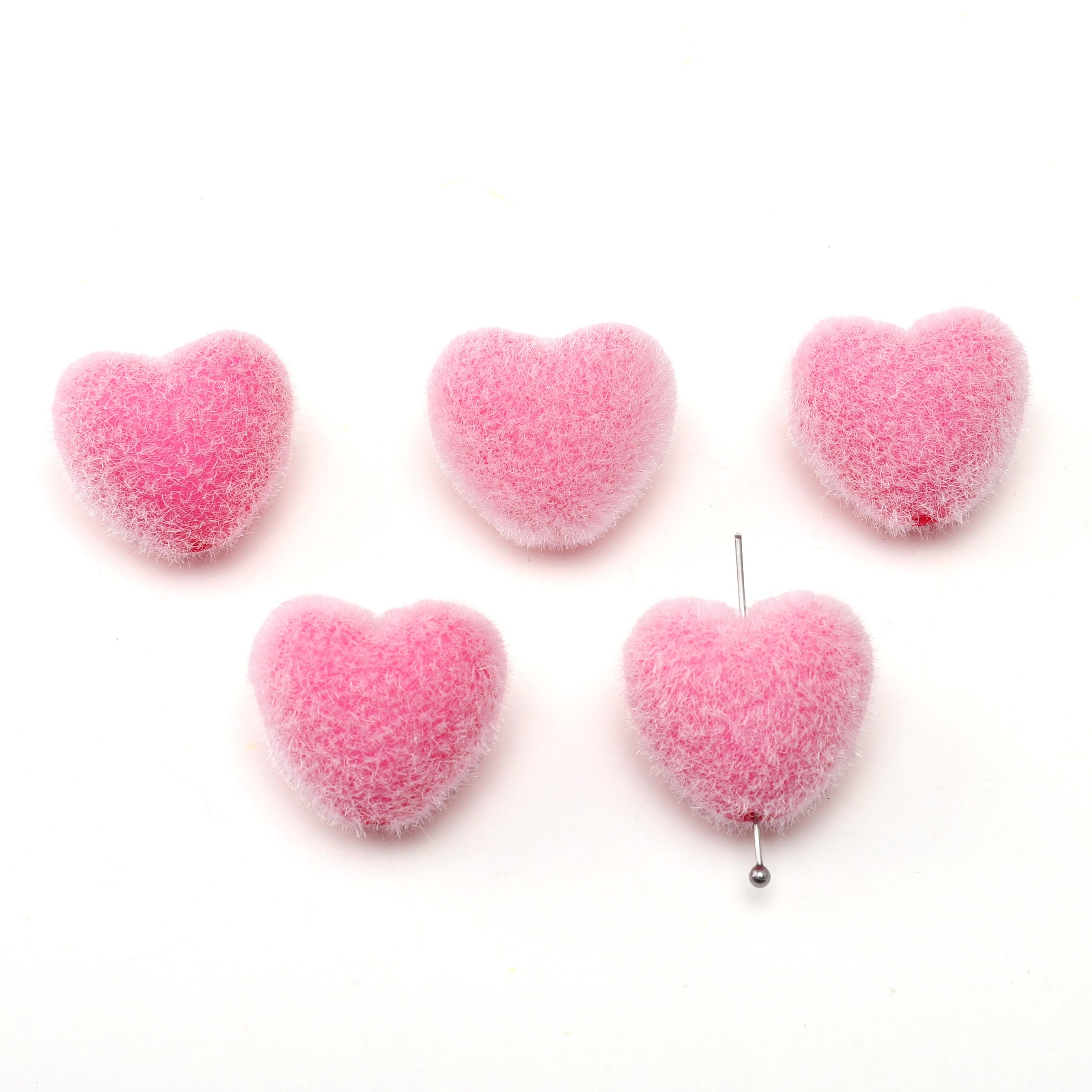 Acrylic Straight Hole Long Hair Plush Heart Beads For DIY Jewelry Making Bracelet Necklace Accessories амарант розовый
Acrylic Straight Hole Long Hair Plush Heart Beads For DIY Jewelry Making Bracelet Necklace Accessories амарант розовый