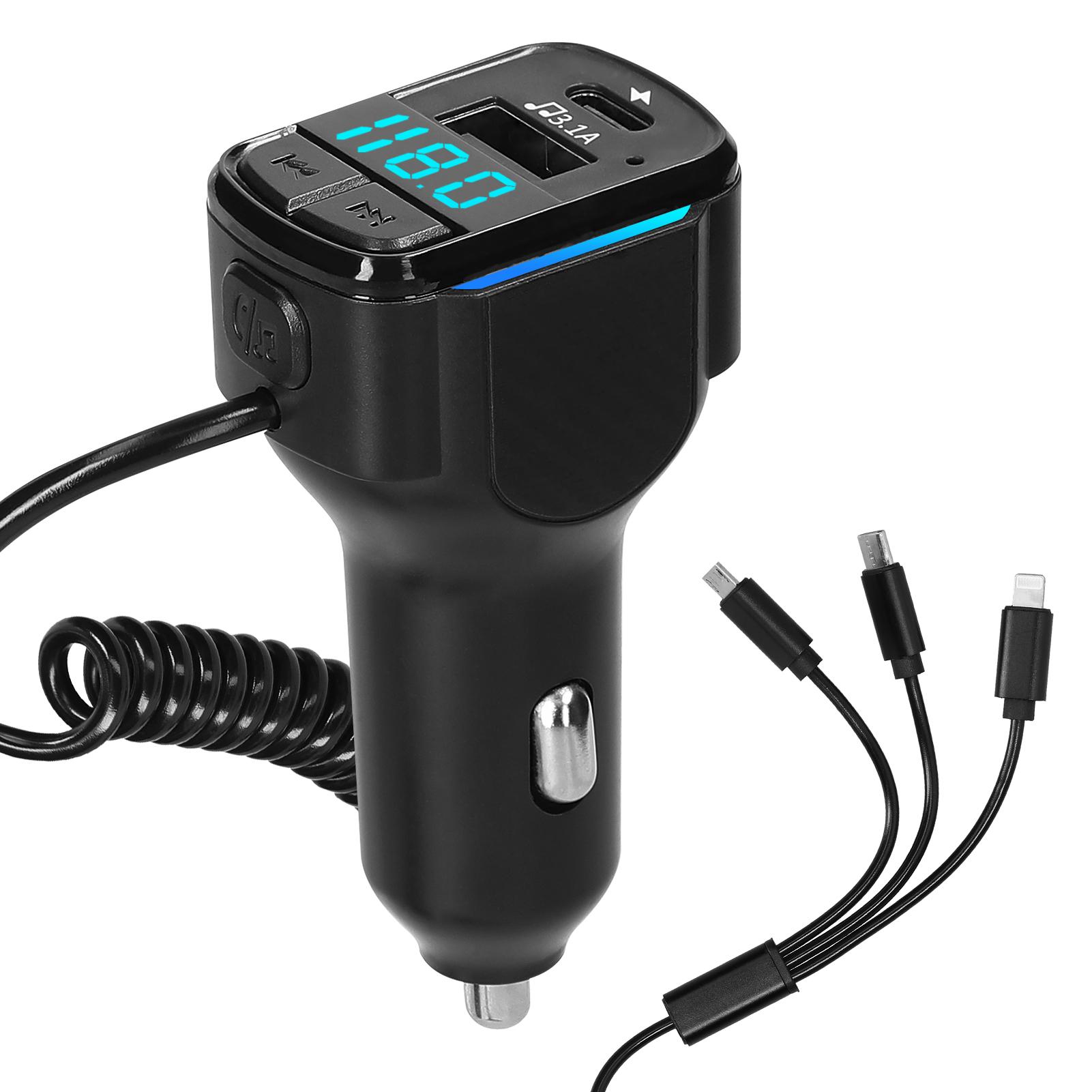 Автомобильный MP3-плеер BT FM-передатчик беспроводной радиоадаптер поддержка громкой связи воспроизведение U-диска чёрный
Автомобильный MP3-плеер BT FM-передатчик беспроводной радиоадаптер поддержка громкой связи воспроизведение U-диска чёрный