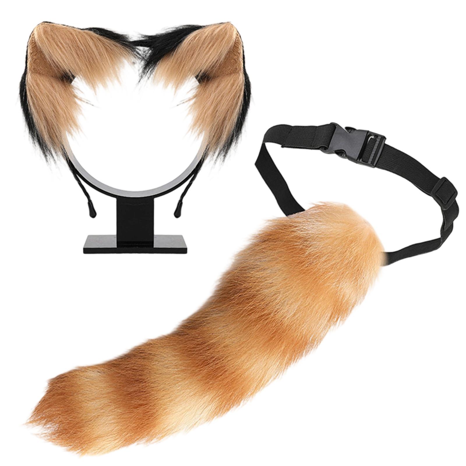 Animal Costume Set Plush Animal Ear Headband Furry Tail for Women Girl Masquerade Christmas Halloween Cosplay Accessory T5
Animal Costume Set Plush Animal Ear Headband Furry Tail for Women Girl Masquerade Christmas Halloween Cosplay Accessory T5