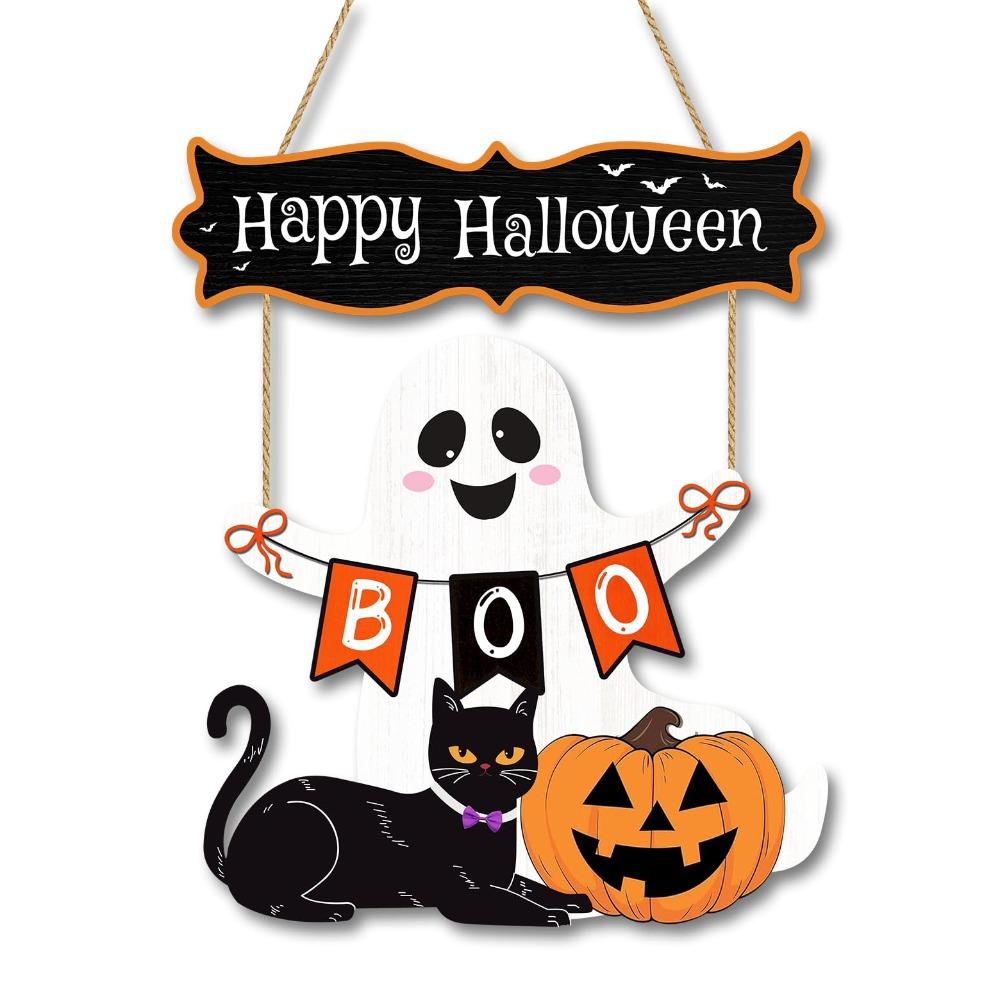 Happy Halloween Door Hanging Pendant Wooden Horror Party Props Door Wreaths Home Decoration
Happy Halloween Door Hanging Pendant Wooden Horror Party Props Door Wreaths Home Decoration