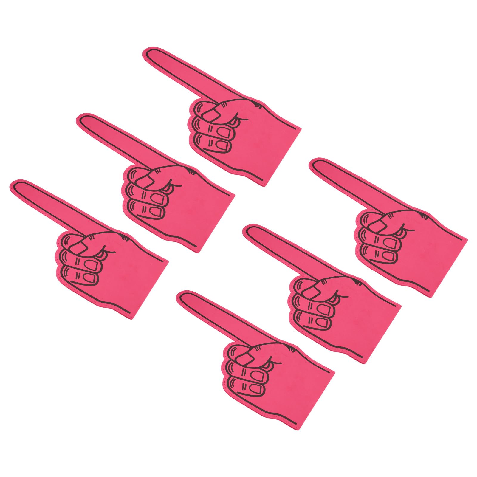 PATIKIL Giant Foam Fingers 46cm 6pcs Number 1 DIY Blank Foam Hands Cheerleading Foam Fingers for Sports Events Games Party Supplies Red Black Line
PATIKIL Giant Foam Fingers 46cm 6pcs Number 1 DIY Blank Foam Hands Cheerleading Foam Fingers for Sports Events Games Party Supplies Red Black Line