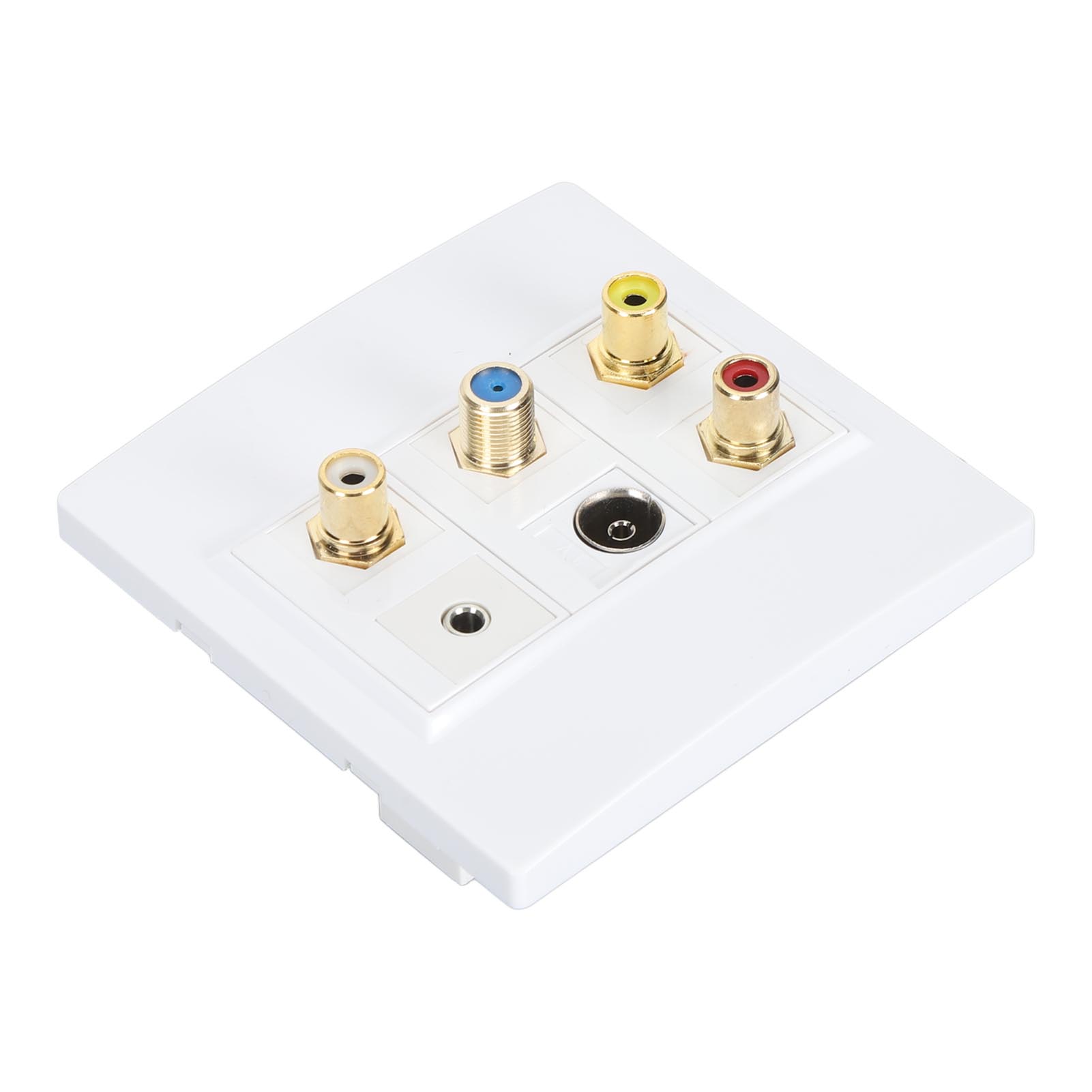 Multimedia Wall Plate 3.5mm F Type TV9.5 3 RCA AV Wall Panel for TV Set Top Box Coaxial Cable Radio
Multimedia Wall Plate 3.5mm F Type TV9.5 3 RCA AV Wall Panel for TV Set Top Box Coaxial Cable Radio