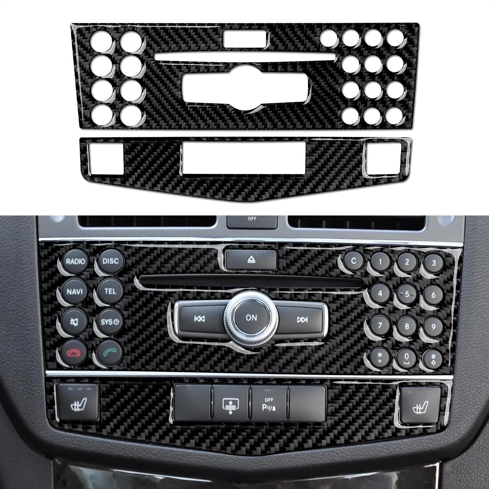 Car CD Panel Sticker Center Console Navigation Panel Trim Cover Carbon Fiber For Mercedes Benz C Class W204 2007 2008 2009
Car CD Panel Sticker Center Console Navigation Panel Trim Cover Carbon Fiber For Mercedes Benz C Class W204 2007 2008 2009