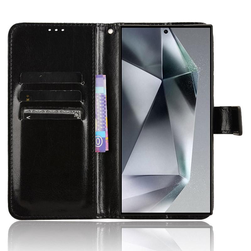 For Samsung Galaxy S24 Ultra Phone Leather Case Protective Cover with Wallet Stand Black
For Samsung Galaxy S24 Ultra Phone Leather Case Protective Cover with Wallet Stand Black