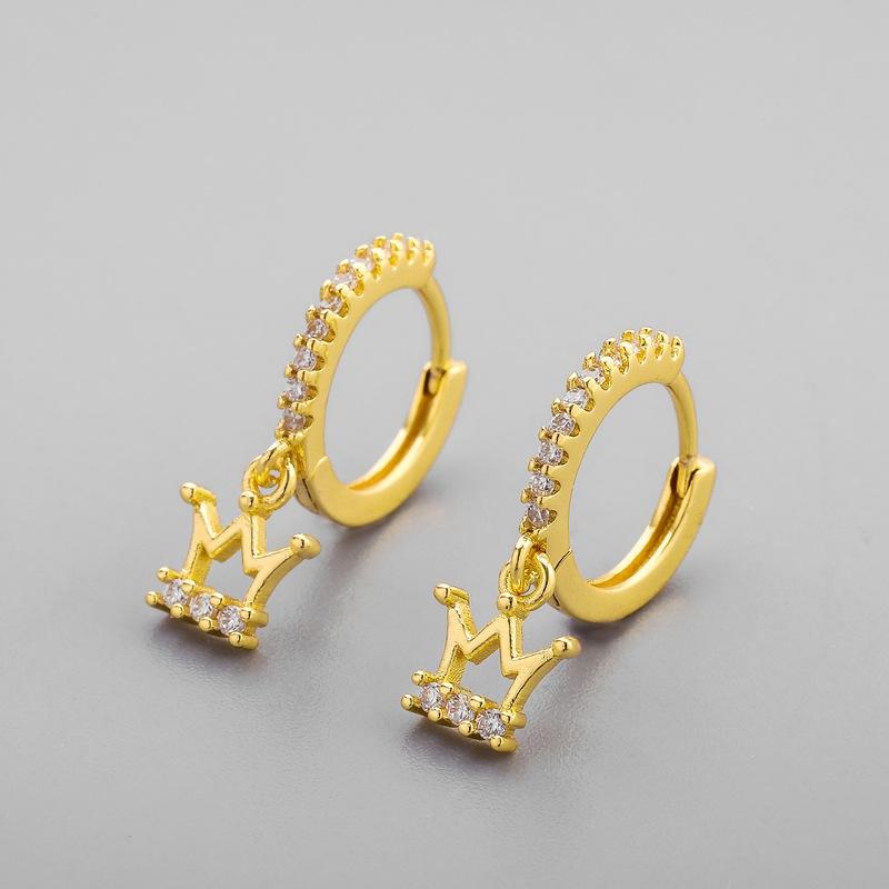 925 Sterling Silver Circle Earrings For Women Trendy Crown Zircon Tassel Earring Jewelry Prevent Allergy Party Accessories G чорний
925 Sterling Silver Circle Earrings For Women Trendy Crown Zircon Tassel Earring Jewelry Prevent Allergy Party Accessories G чорний