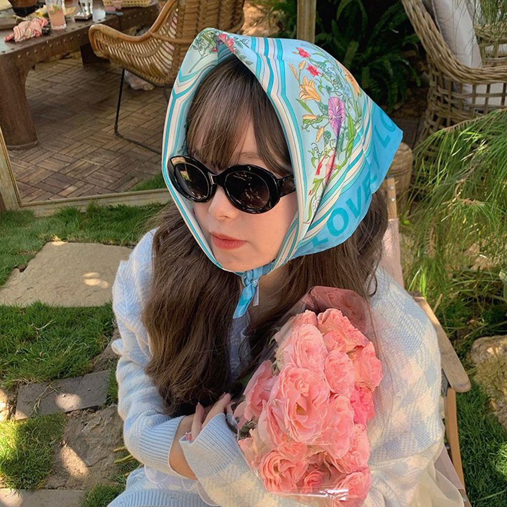 Summer Spring Letter Floral Square Scarf Women Neckerchief Korean Headbands Silk Satin Scarves
Summer Spring Letter Floral Square Scarf Women Neckerchief Korean Headbands Silk Satin Scarves