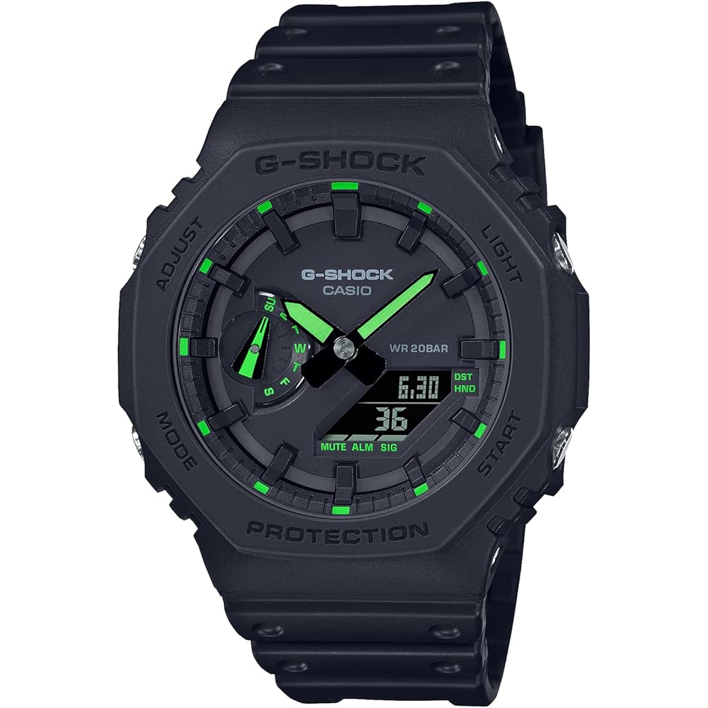 Casio G-Shock Neon Accent Series GA-2100-1A3JF Men s Watch Black Resin Case Water Resistant
Casio G-Shock Neon Accent Series GA-2100-1A3JF Men s Watch Black Resin Case Water Resistant