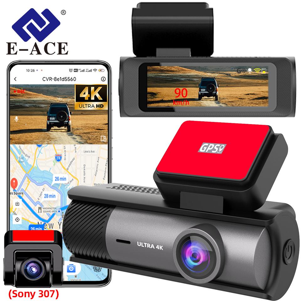 E-ACE 3 Dash cam 4K Car Dvr Dual Lens Buit-in WIFI GPS Support Rear 1080P Rear View Camera 24H Parking mode Black Box
E-ACE 3 Dash cam 4K Car Dvr Dual Lens Buit-in WIFI GPS Support Rear 1080P Rear View Camera 24H Parking mode Black Box
