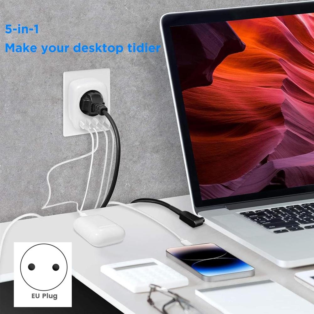 Double Plug for Socket, Power Strip with USB 2-Way Socket Adapter (4000 W 16 A) with 2 USB A and 2 USB C EU Plug China Mainland
Double Plug for Socket, Power Strip with USB 2-Way Socket Adapter (4000 W 16 A) with 2 USB A and 2 USB C EU Plug China Mainland