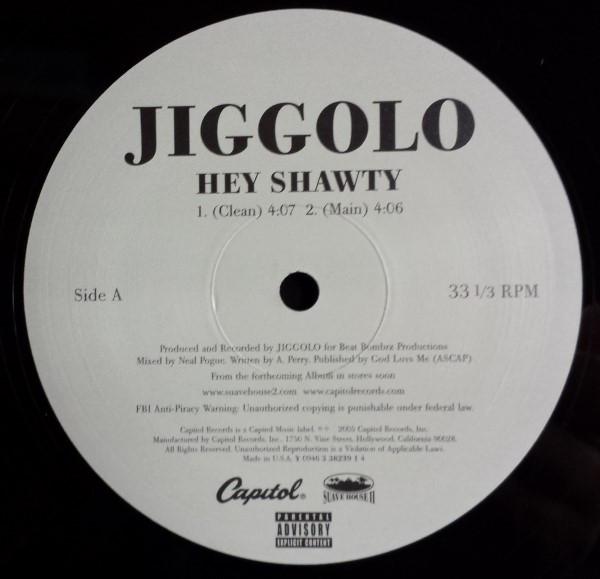 12inch Record JIGGOLO - Hey Shawty Y094633823914 Capitol Records 2005 US Rap & Hip-Hop/R&B Used
12inch Record JIGGOLO - Hey Shawty Y094633823914 Capitol Records 2005 US Rap & Hip-Hop/R&B Used