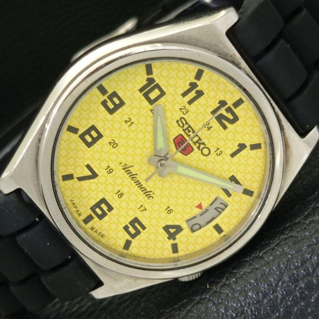 Б/У винтажные мужские часы SEIKO 5 AUTOMATIC 7009A JAPAN с желтым циферблатом и датой a434914-2 R122-a434914
Б/У винтажные мужские часы SEIKO 5 AUTOMATIC 7009A JAPAN с желтым циферблатом и датой a434914-2 R122-a434914