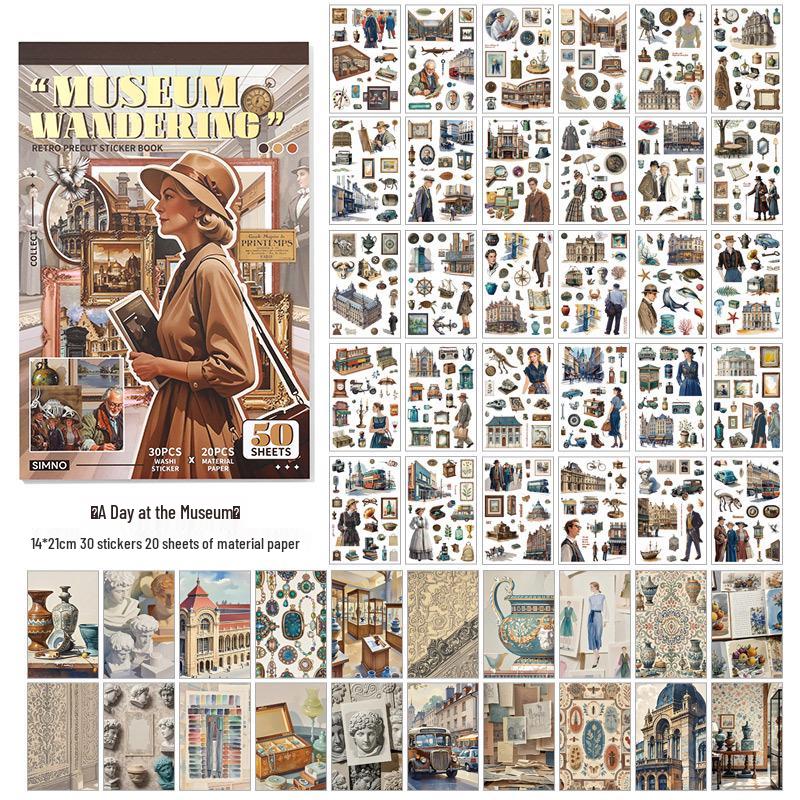 Xin Mo Slow Living Vintage Character & Antique Object Stickers for Journals
Xin Mo Slow Living Vintage Character & Antique Object Stickers for Journals