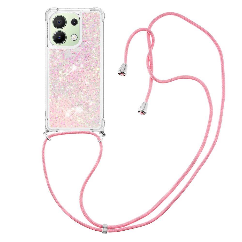 For Xiaomi Redmi Note 13 4G TPU Case Quicksand Design Phone Cover with Lanyard Pink/Pentagrams
For Xiaomi Redmi Note 13 4G TPU Case Quicksand Design Phone Cover with Lanyard Pink/Pentagrams