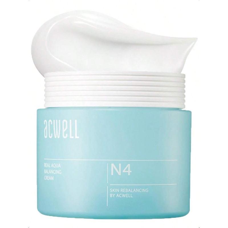 Acwell Real Aqua Balancing Cream 50мл - Зволожуючий PH-балансуючий крем для обличчя, заспокоює проблеми шкіри та почервоніння для чутливої шкіри
Acwell Real Aqua Balancing Cream 50мл - Зволожуючий PH-балансуючий крем для обличчя, заспокоює проблеми шкіри та почервоніння для чутливої шкіри