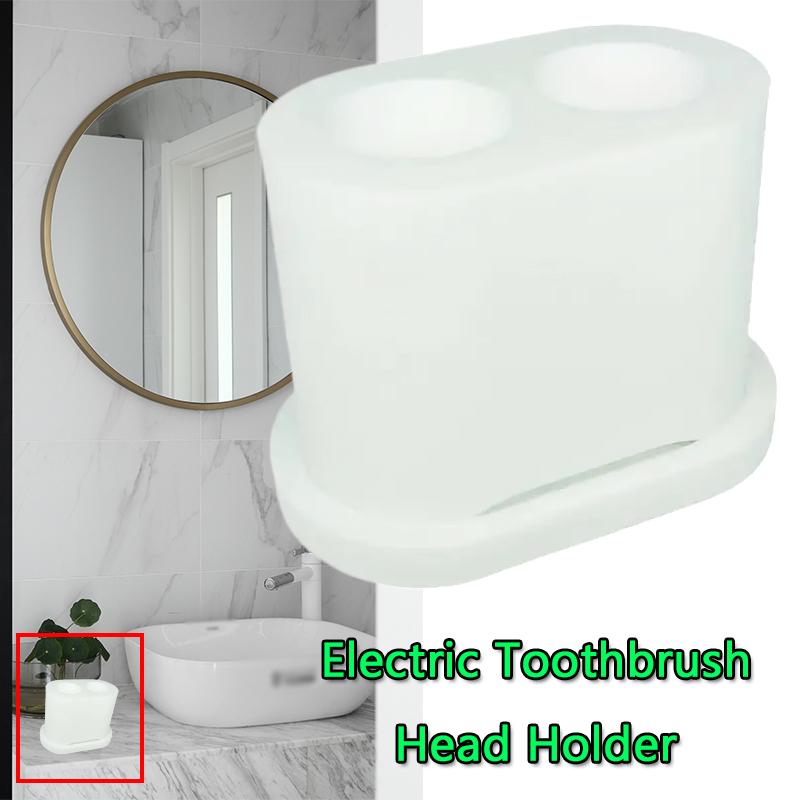 1Pc Simple And Durable 2 Holes Electric Toothbrush Head Holder Universal Bathroom Toothbrush Cup Storage Box And Shelf
1Pc Simple And Durable 2 Holes Electric Toothbrush Head Holder Universal Bathroom Toothbrush Cup Storage Box And Shelf