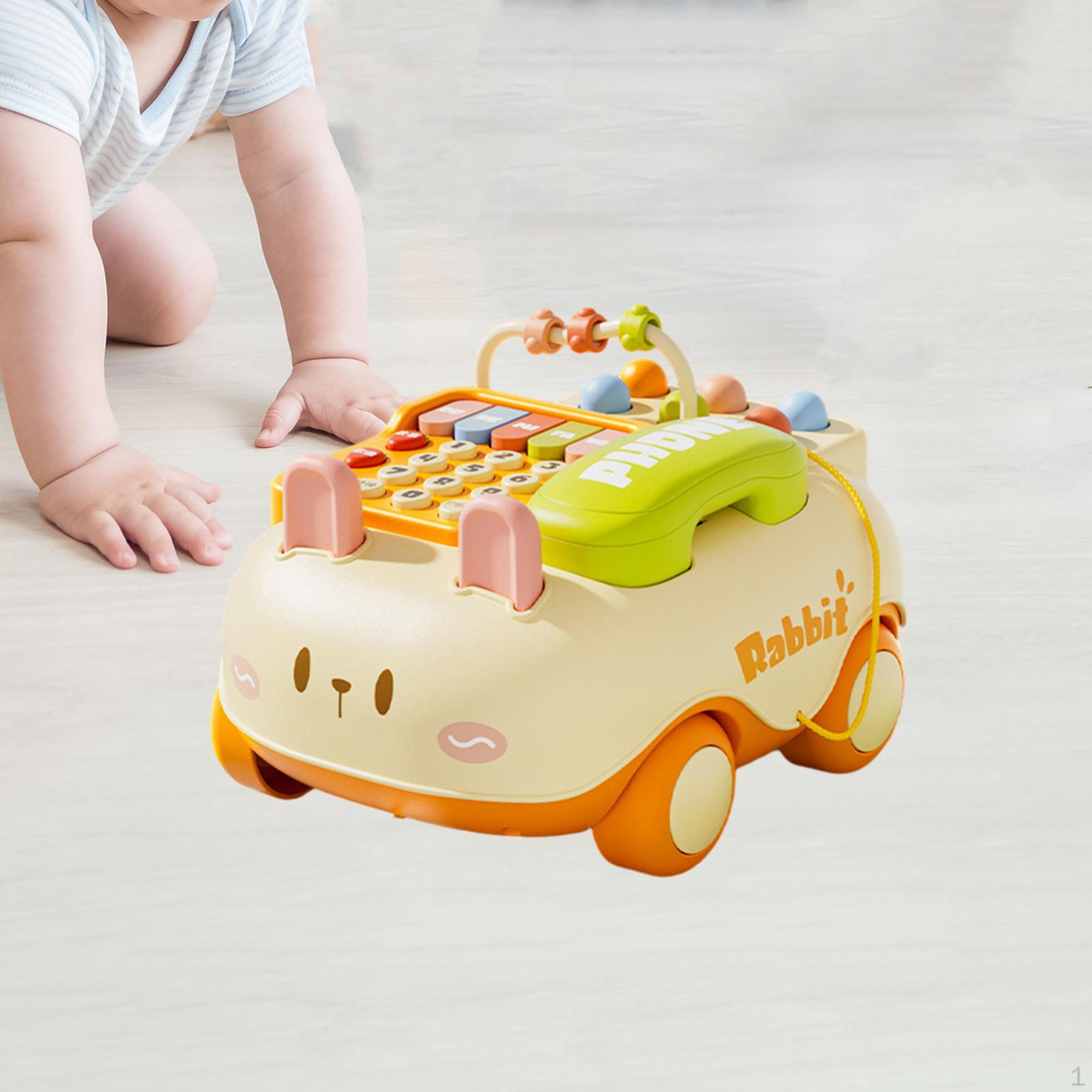 Baby Telephone Toy, Pretend Phone, with Music and Lights for Age 1 2 3 4 Birthday Gift
Baby Telephone Toy, Pretend Phone, with Music and Lights for Age 1 2 3 4 Birthday Gift