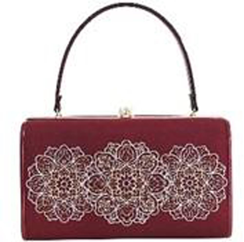 Сумка Ando с кружевом Hyakuka Идеально подходит для выхода и подходит как для японского, так и для западного стиля Бургунди JBA-3 Женская вышивка, Свадьбы,
Сумка Ando с кружевом Hyakuka Идеально подходит для выхода и подходит как для японского, так и для западного стиля Бургунди JBA-3 Женская вышивка, Свадьбы,