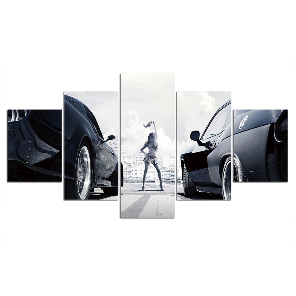 Unframe 5 Panel Fast And Furious Racing Cars Black And White Wall Art Posters Canvas Decoration Pictures Paintings Home Decor 20x35 20x45 20x55cm
Unframe 5 Panel Fast And Furious Racing Cars Black And White Wall Art Posters Canvas Decoration Pictures Paintings Home Decor 20x35 20x45 20x55cm