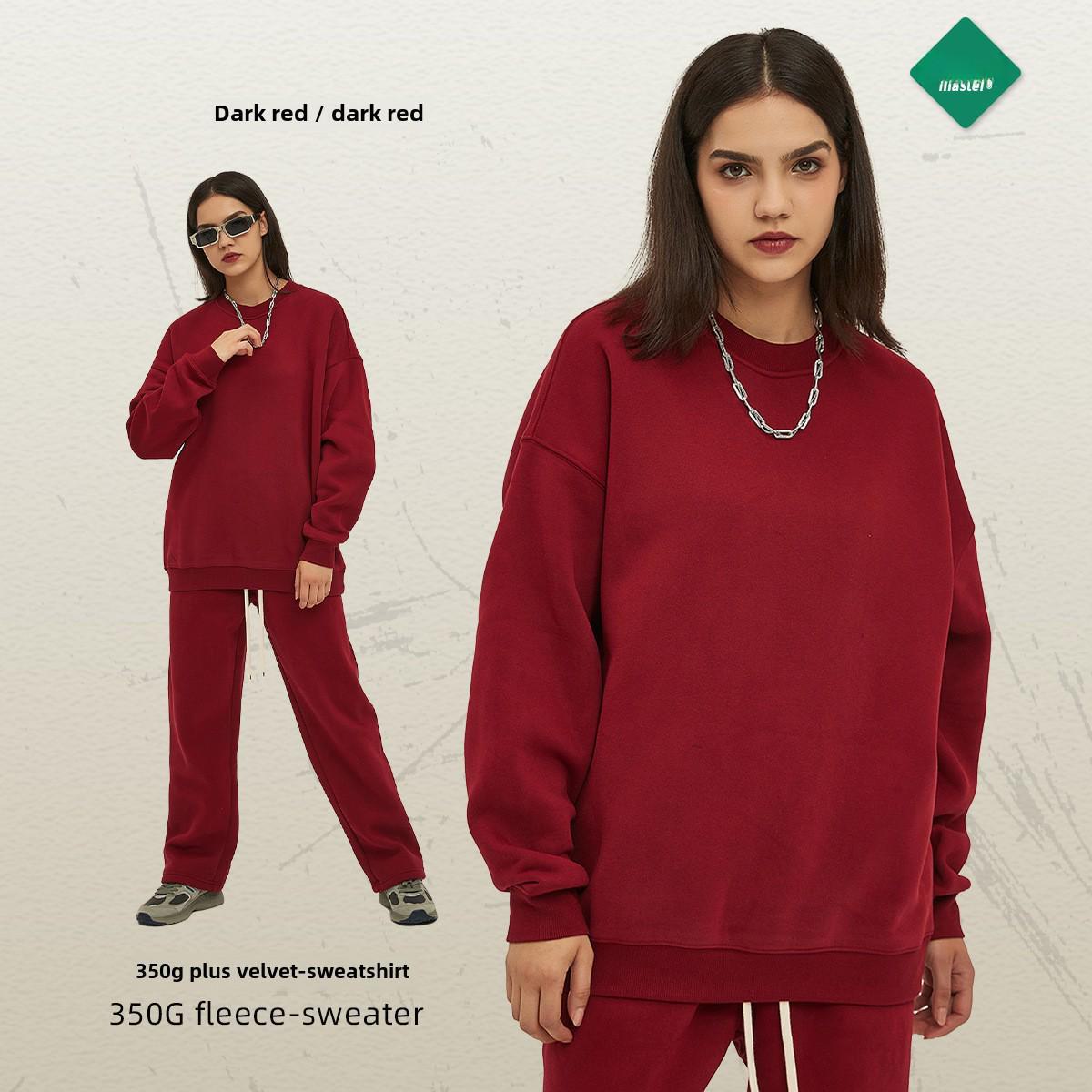 ARTIE Мужская толстовка свободного кроя с круглым вырезом Dopamine Plus Velvet 2024 Осень/Зима M темно-красного
ARTIE Мужская толстовка свободного кроя с круглым вырезом Dopamine Plus Velvet 2024 Осень/Зима M темно-красного