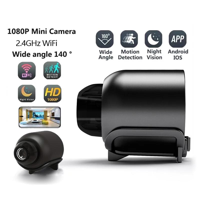 1080P HD X5 Міні Wi-Fi камера Nigh Vison для домашнього офісу Micro Baby Monitor Black
1080P HD X5 Міні Wi-Fi камера Nigh Vison для домашнього офісу Micro Baby Monitor Black
