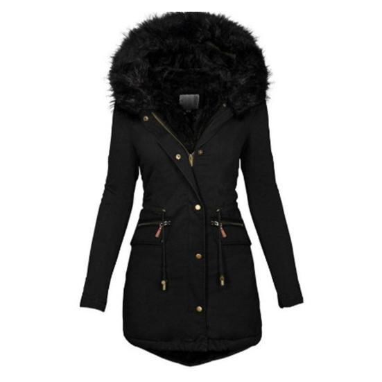 Long Winter Coat for Women Fleece Lined Warm Puffer Jacket Hooded Thicken Parka Overcoat with Pockets And Faux Fur Hood L
Long Winter Coat for Women Fleece Lined Warm Puffer Jacket Hooded Thicken Parka Overcoat with Pockets And Faux Fur Hood L