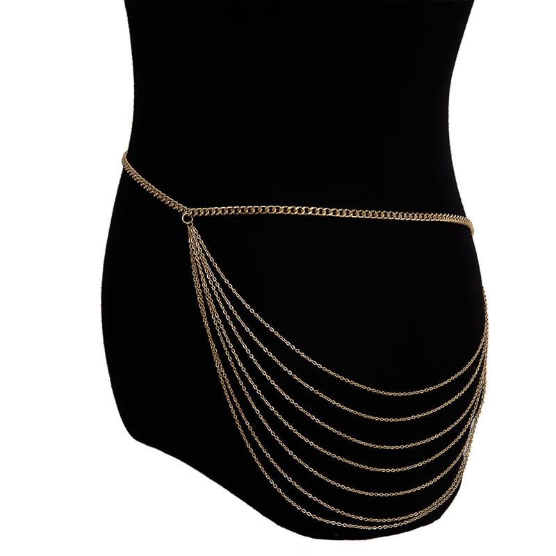 Multi Layer Waist Chain Belt For Women Hiphop Dress Jeans Belts Belly Chain Dress Body Belt Jewelry золотий
Multi Layer Waist Chain Belt For Women Hiphop Dress Jeans Belts Belly Chain Dress Body Belt Jewelry золотий