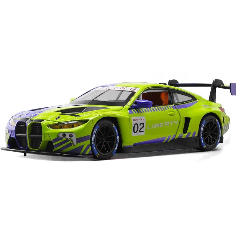 1/24 Scale BMW M4 GT3 Couple Super Racing Alloy Diecast Car Model Sound & Light Mother Kids Boys Toys for Children Games Miniature Car
1/24 Scale BMW M4 GT3 Couple Super Racing Alloy Diecast Car Model Sound & Light Mother Kids Boys Toys for Children Games Miniature Car