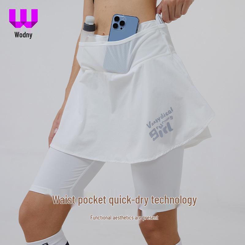 Women s Quick-Dry High-Waisted Sports Skirt with Pockets - Faux Two-Piece Running Shorts XL (125-135 catty)
Women s Quick-Dry High-Waisted Sports Skirt with Pockets - Faux Two-Piece Running Shorts XL (125-135 catty)