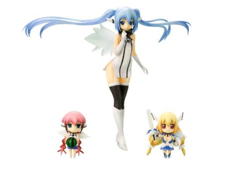 Kotobukiya Movie version Sora no Otoshimono Clockwork Goddess Nymph with Icarus and Astrea 18 scale PVC painted finished figure
Kotobukiya Movie version Sora no Otoshimono Clockwork Goddess Nymph with Icarus and Astrea 18 scale PVC painted finished figure