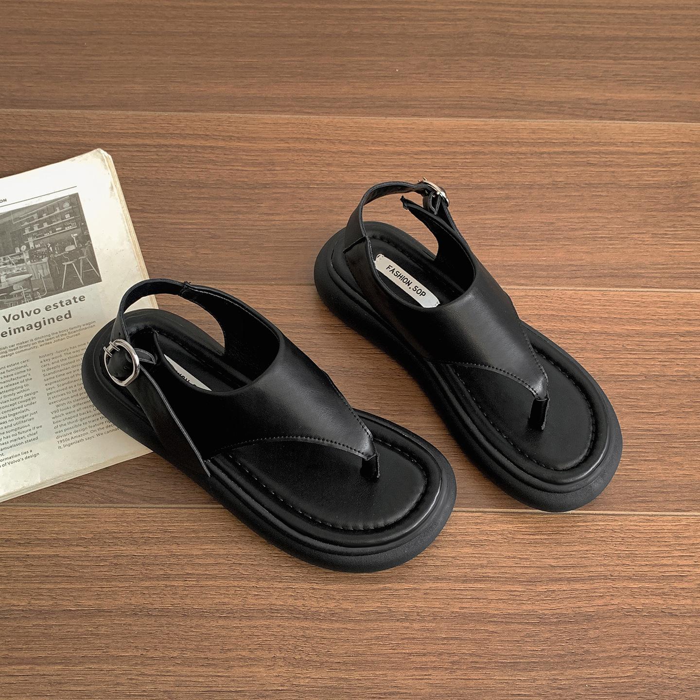 Black thick-soled heightening retro toe sandals women s 2025 new summer wear with skirt non-slip and cool slippers 35 чорний
Black thick-soled heightening retro toe sandals women s 2025 new summer wear with skirt non-slip and cool slippers 35 чорний