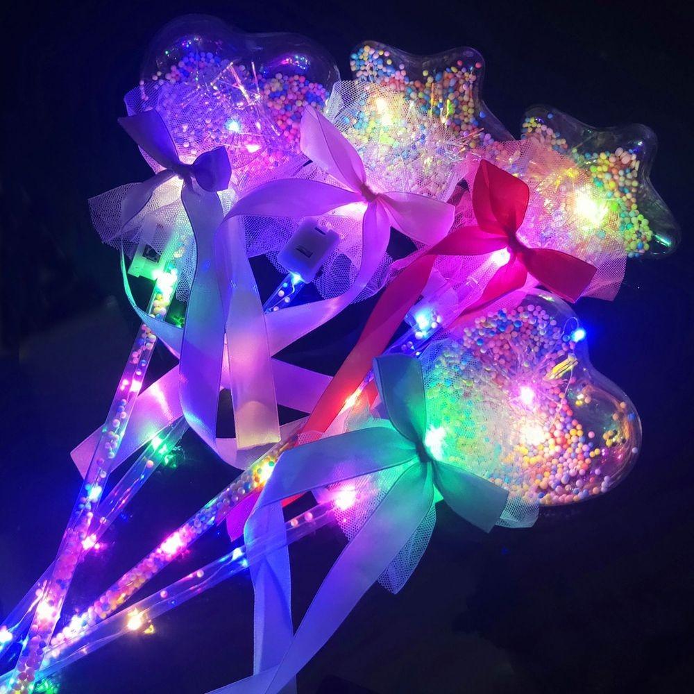 Flashing Wands Star Love Heart LED Magic Fairy Stick Glow Stick Light-up Magic Ball Wand Rave Toy
Flashing Wands Star Love Heart LED Magic Fairy Stick Glow Stick Light-up Magic Ball Wand Rave Toy