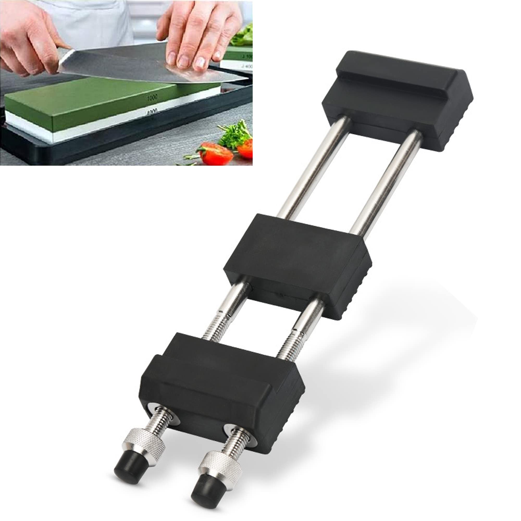 Universal Whetstone Stand, Non-Slip, Stainless Steel, Whetstone Holder, Sink Bridge, Knife Sharpening, Fits Whetstones from 135mm to 218mm
Universal Whetstone Stand, Non-Slip, Stainless Steel, Whetstone Holder, Sink Bridge, Knife Sharpening, Fits Whetstones from 135mm to 218mm