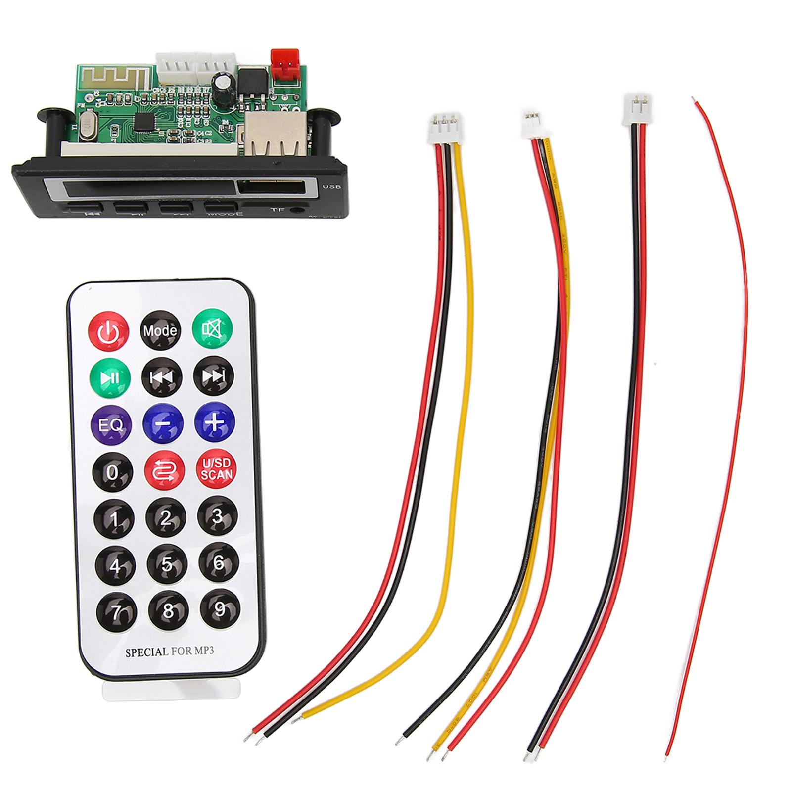 Bluetooth Decoder Board Hands Free Support USB Memory Card FM Radio MP3 WMA Decoding Module for Car
Bluetooth Decoder Board Hands Free Support USB Memory Card FM Radio MP3 WMA Decoding Module for Car