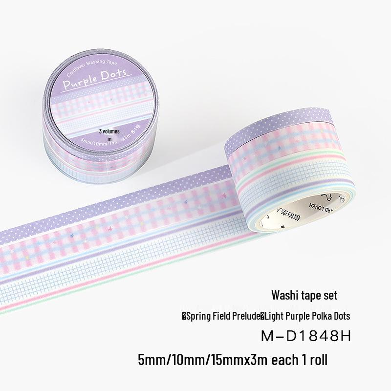 Letter Lover Spring Field Washi Tape Set - Artistic Plaid Journal Decoration DIY Stickers
Letter Lover Spring Field Washi Tape Set - Artistic Plaid Journal Decoration DIY Stickers