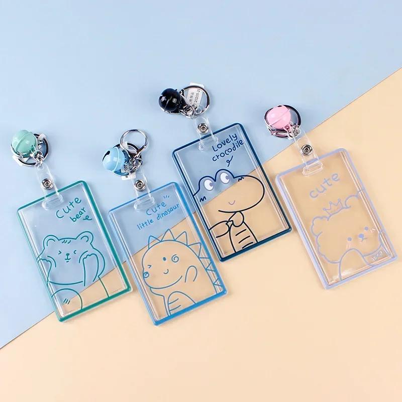 Business Credit Card Holder Case Acrylic Transparent Cartoon Card Case for Girl Boy ID Holders Badge Cover with Bell Keychain
Business Credit Card Holder Case Acrylic Transparent Cartoon Card Case for Girl Boy ID Holders Badge Cover with Bell Keychain