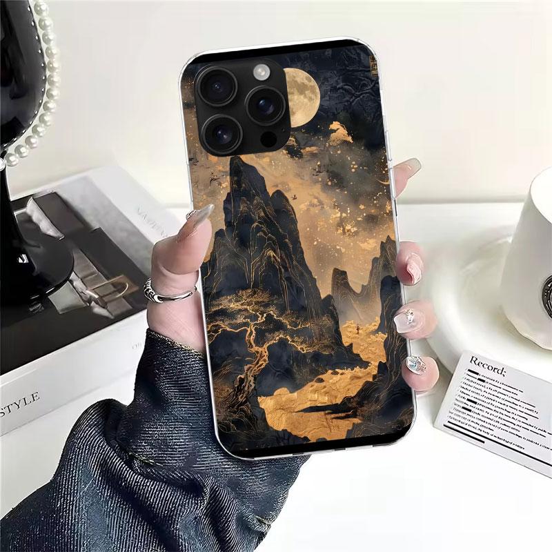 Chinese Style ink Painting Art Soft Phone Case For IPhone 11 17 Air 16E 16 Pro Max 15 + 14 Plus 13 Mini 12 Apple 7 SE 8 Fundas C iPhone 14 Pro
Chinese Style ink Painting Art Soft Phone Case For IPhone 11 17 Air 16E 16 Pro Max 15 + 14 Plus 13 Mini 12 Apple 7 SE 8 Fundas C iPhone 14 Pro