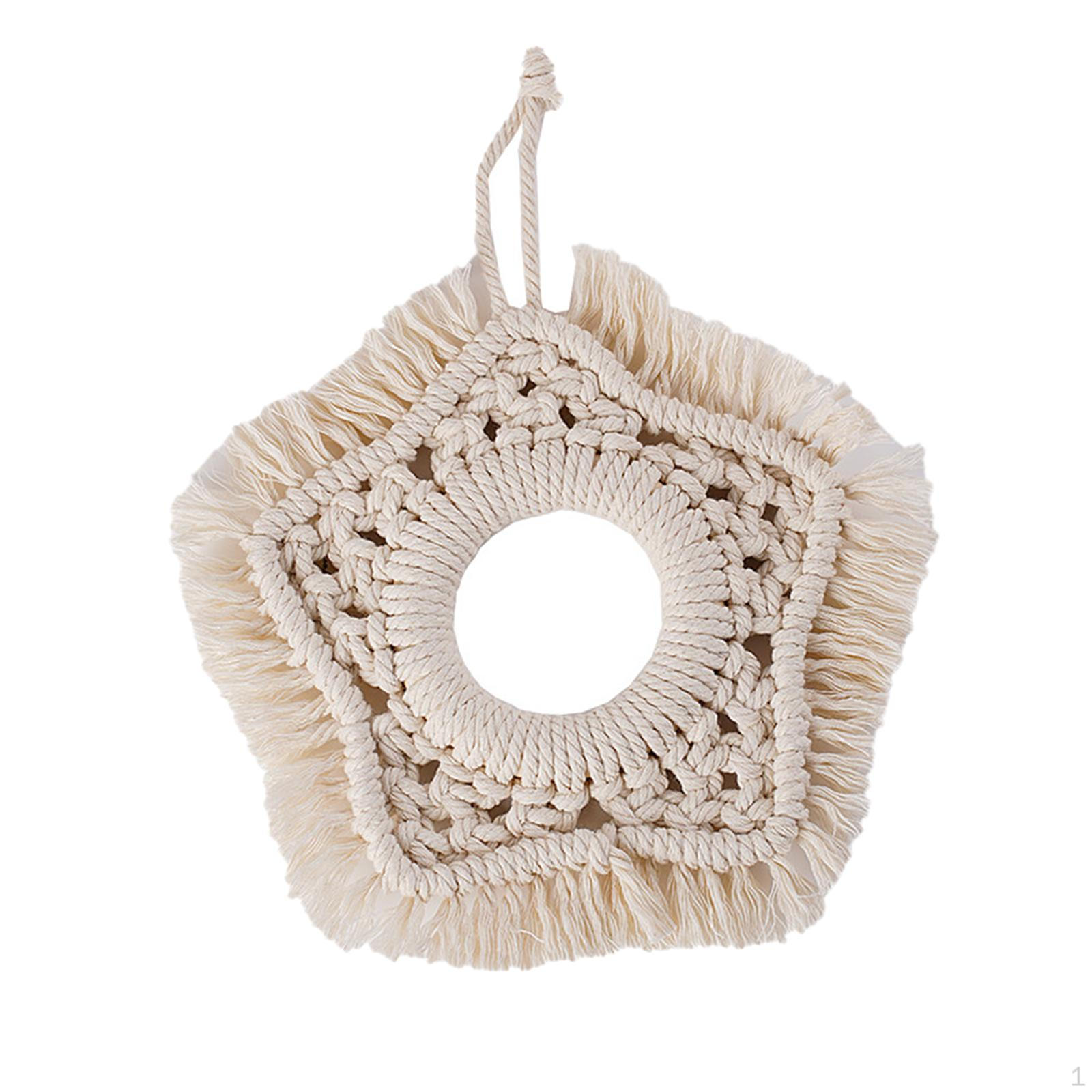 Chic Macrame Handwoven Wall Hanging Bohemian Crafts Pendant for Bedroom Wedding Home Decor Ornament
Chic Macrame Handwoven Wall Hanging Bohemian Crafts Pendant for Bedroom Wedding Home Decor Ornament