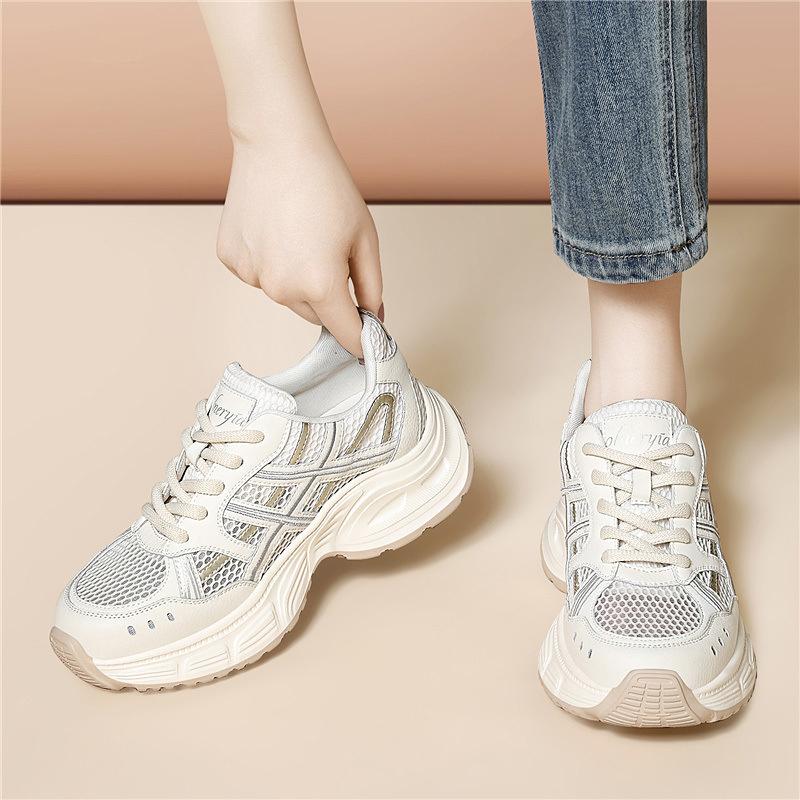 Douyin popular retro casual sports shoes heightened and versatile daily single shoes gray women s mesh platform dad shoes 40
Douyin popular retro casual sports shoes heightened and versatile daily single shoes gray women s mesh platform dad shoes 40
