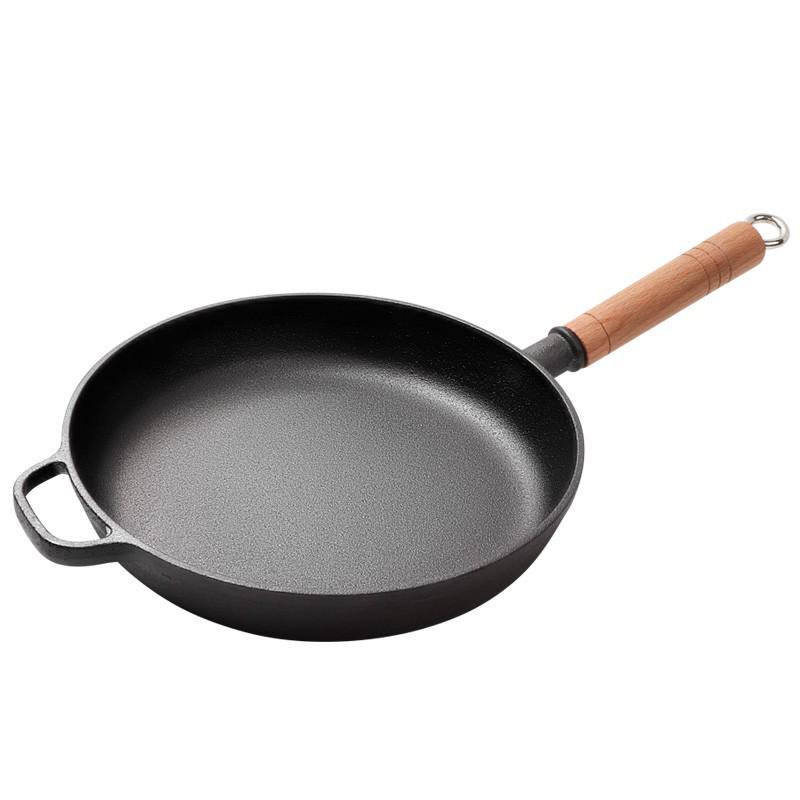 Non-Stick Cast Iron Flat-Bottom Wok - Versatile Frying and Pancake Pan for Gas Stoves 23cm
Non-Stick Cast Iron Flat-Bottom Wok - Versatile Frying and Pancake Pan for Gas Stoves 23cm