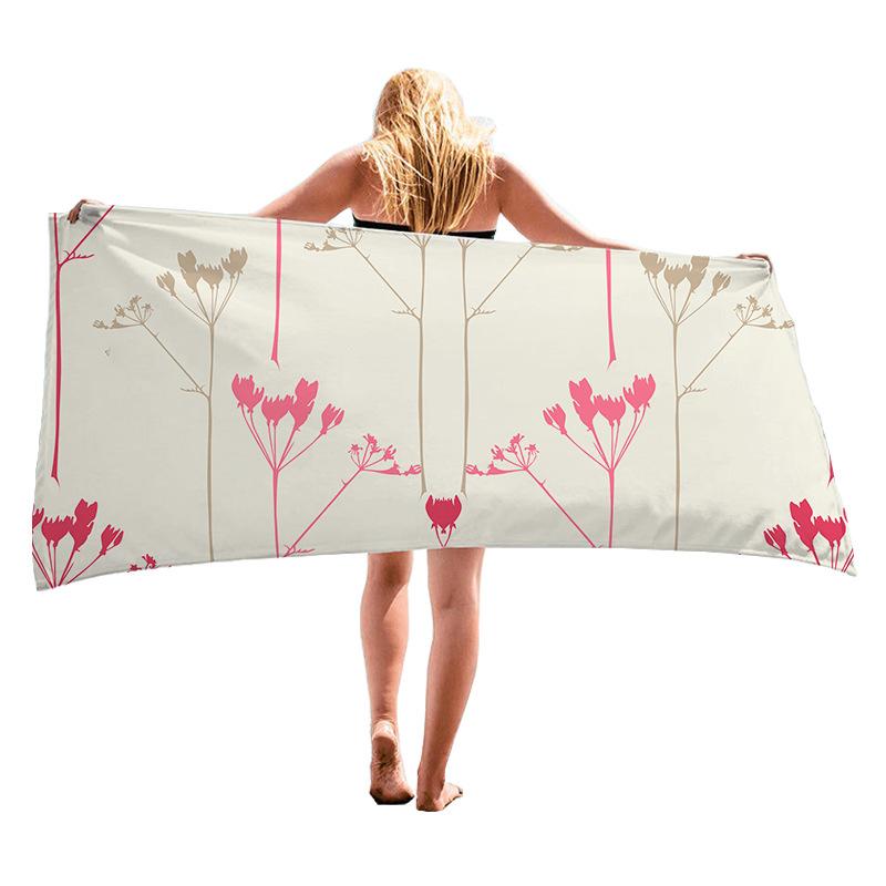 Flower Plant Series digital-printed polyester Superfine fiber double-sided fleece Beach vacation bath towel, beach towel W30*H60(CM)
Flower Plant Series digital-printed polyester Superfine fiber double-sided fleece Beach vacation bath towel, beach towel W30*H60(CM)