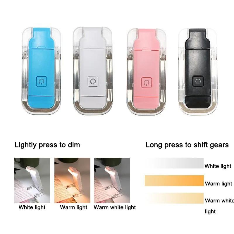 USB Rechargeable LED Book Light Portable Reading Light 1800K-6000K Clip Desk Light Bookmark Reading Light Eye Protection Night Lamp
USB Rechargeable LED Book Light Portable Reading Light 1800K-6000K Clip Desk Light Bookmark Reading Light Eye Protection Night Lamp