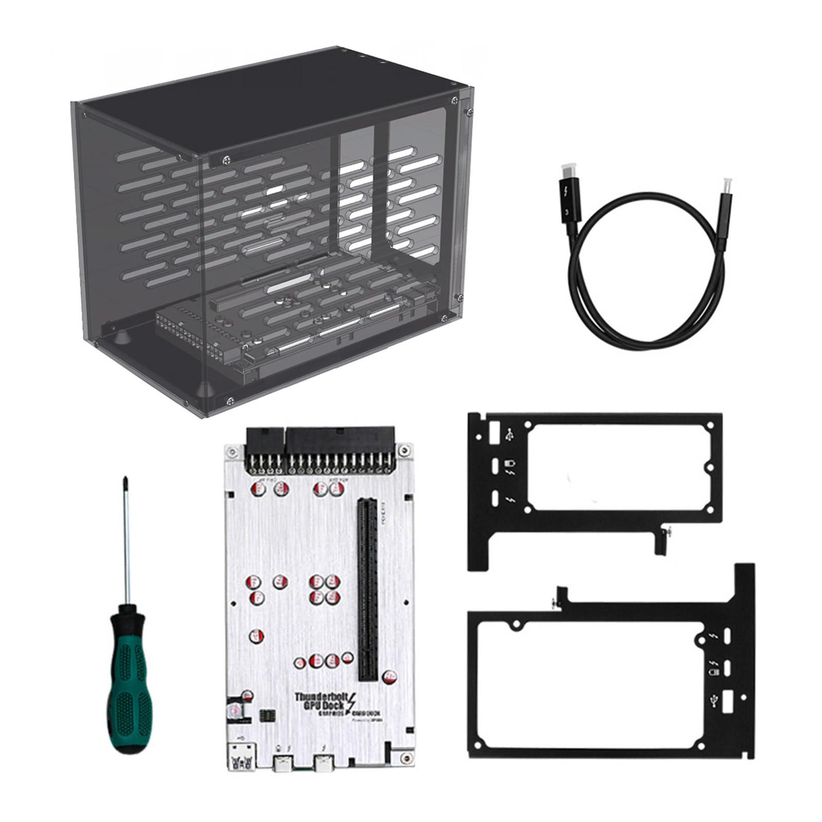 Корпус для ПК TH3P4G3 SFX с кронштейнами питания SFX/FLEX. Базовая поддержка установки док-станции с графическим процессором TH3P4G3. (Совместимость с Thunderbolt)
Корпус для ПК TH3P4G3 SFX с кронштейнами питания SFX/FLEX. Базовая поддержка установки док-станции с графическим процессором TH3P4G3. (Совместимость с Thunderbolt)