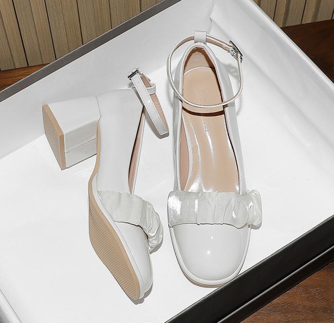 Fashion Pleated Lace Riband Mary Janes Woman Ankle Strap Shoes Ladies Block High Heels Tacones Wedges Bombas Femme Office Dress Escarpin 34 белый
Fashion Pleated Lace Riband Mary Janes Woman Ankle Strap Shoes Ladies Block High Heels Tacones Wedges Bombas Femme Office Dress Escarpin 34 белый